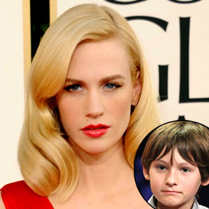 January Jones, Jared Gilmore January Jones, Jared Gilmore